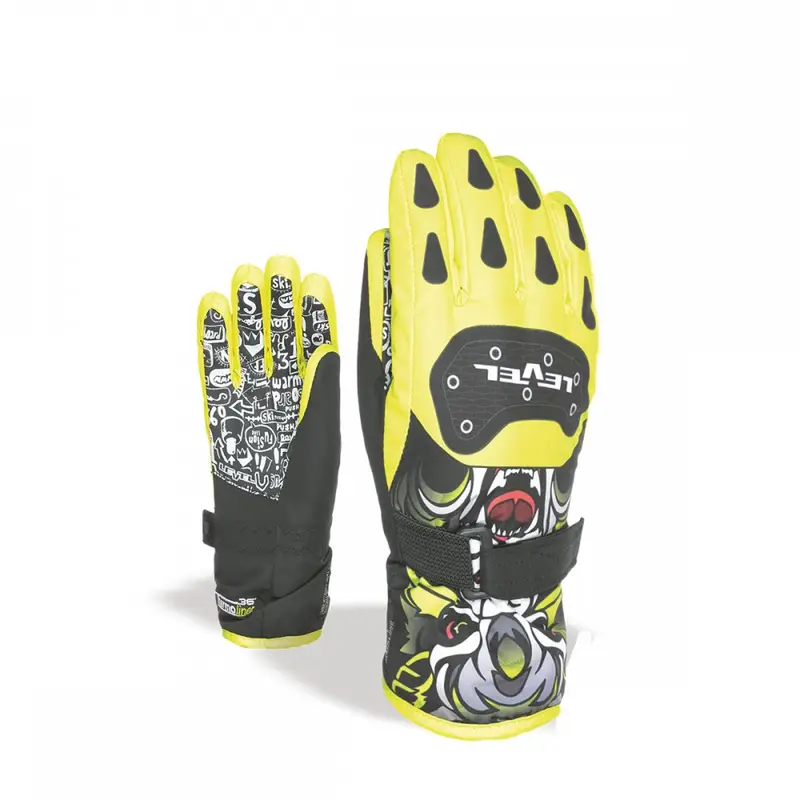 Guanti Sci Giallo Bambino II