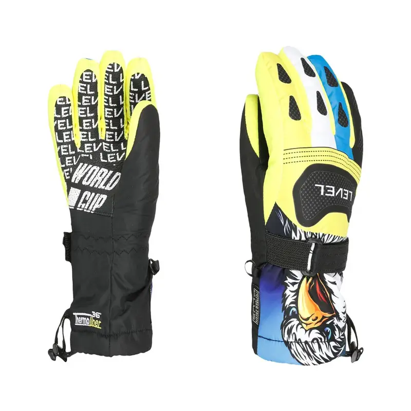 Guanti Sci Giallo Blu Bambino III