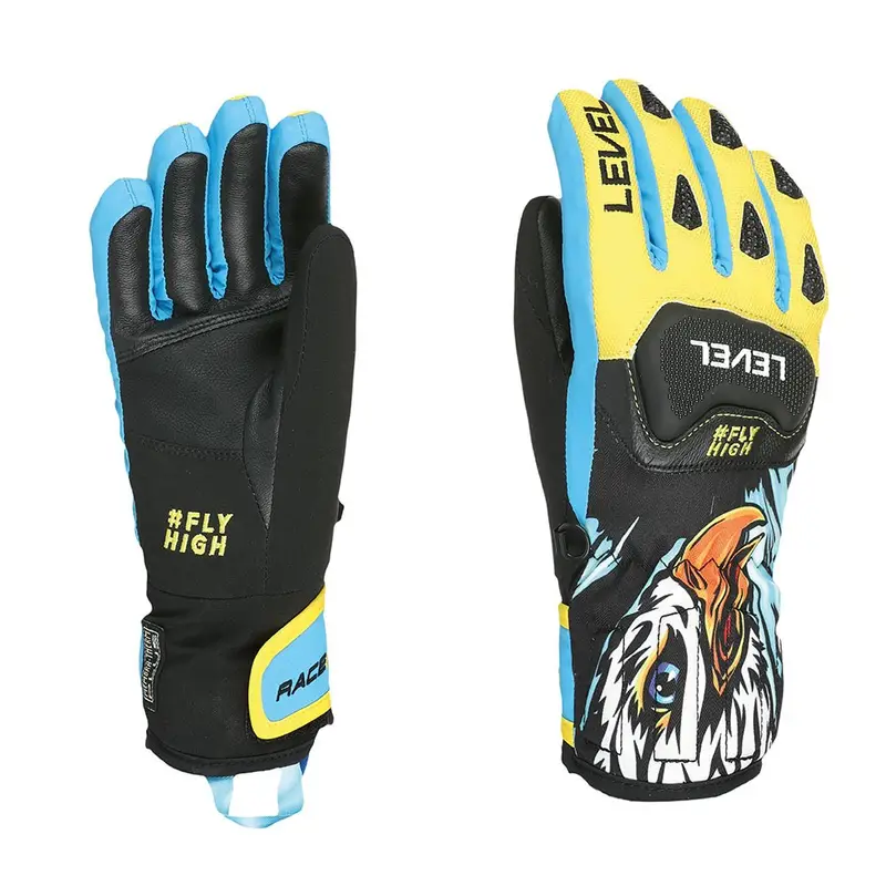 Guanti Sci Race Jc Giallo Bambino 7
