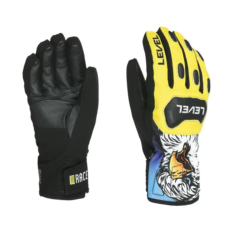 Guanti Sci Race Replica Giallo Uomo 7