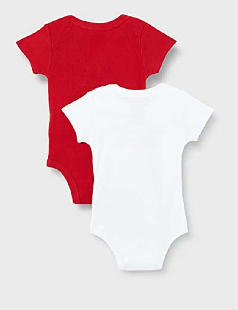 Levi's BATWING 2PK BODYSUIT, Bodysuit Unisex - Bimbi 0-24, Bianco gesso, 0-6 mesi miniatura 3
