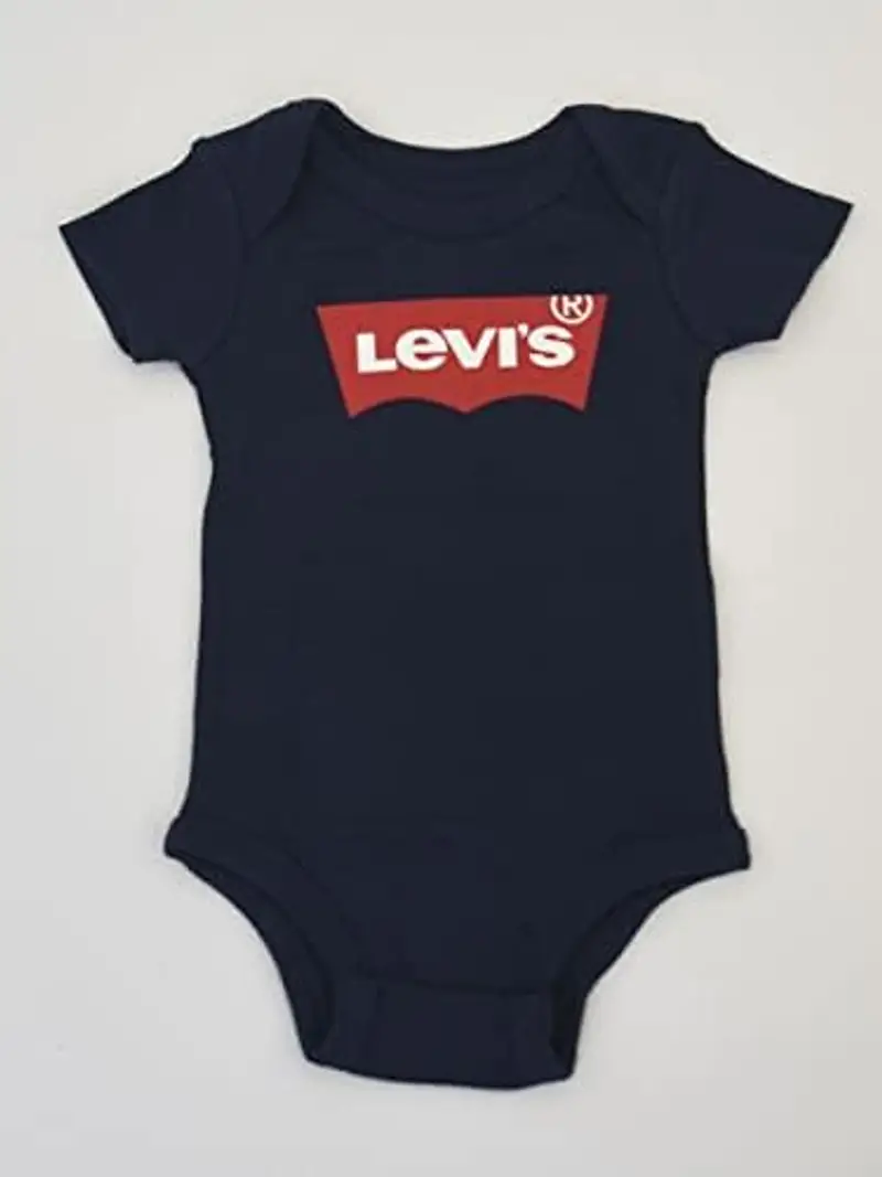 Levi's BATWING 2PK BODYSUIT, Bodysuit Unisex - Bimbi 0-24, Grigio, 0-6 mesi miniatura 2