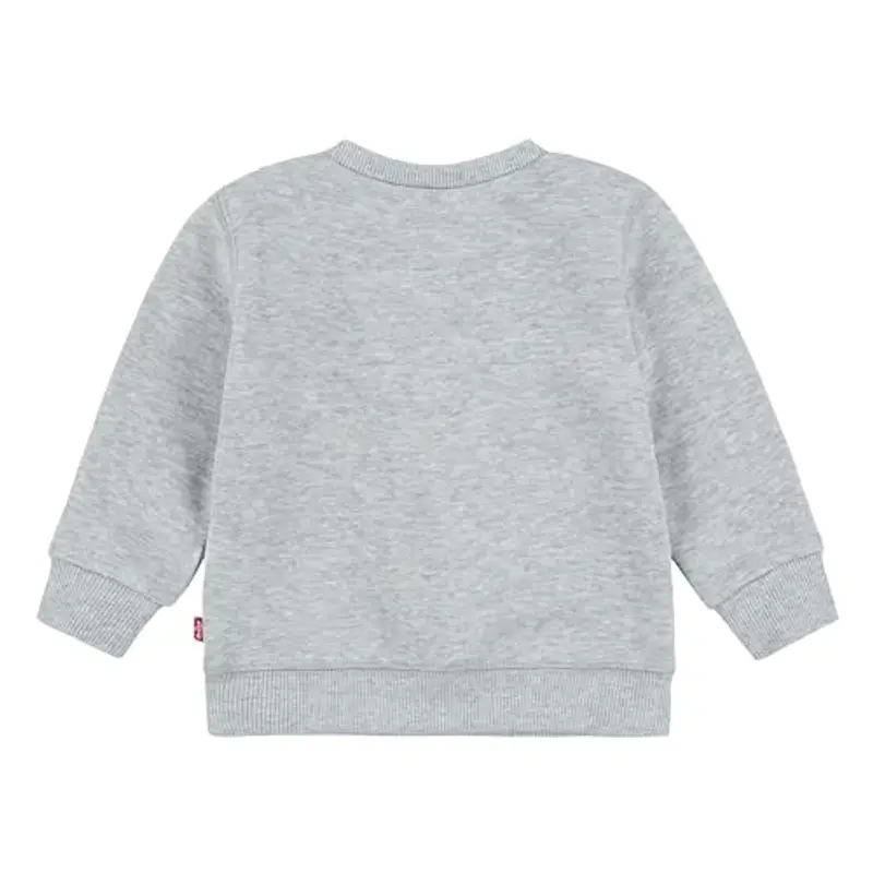 Levi's Batwing Crewneck Sweatshirt Bimbo, Grigio (Grey Heather), 9 Mesi miniatura 2
