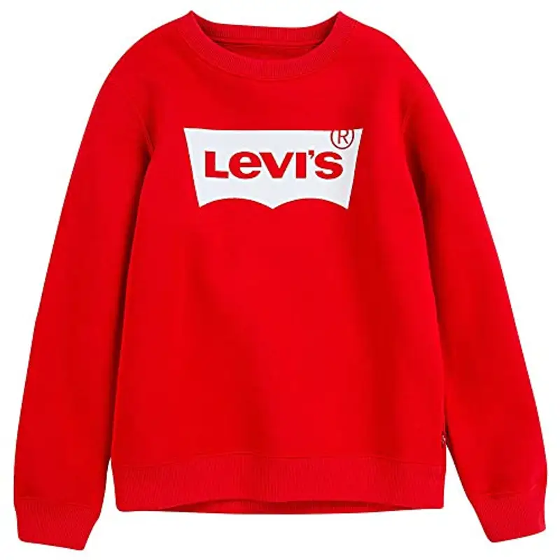 Levi's Batwing Crewneck Sweatshirt Bimbo, Levis Red/White, 12 Mesi