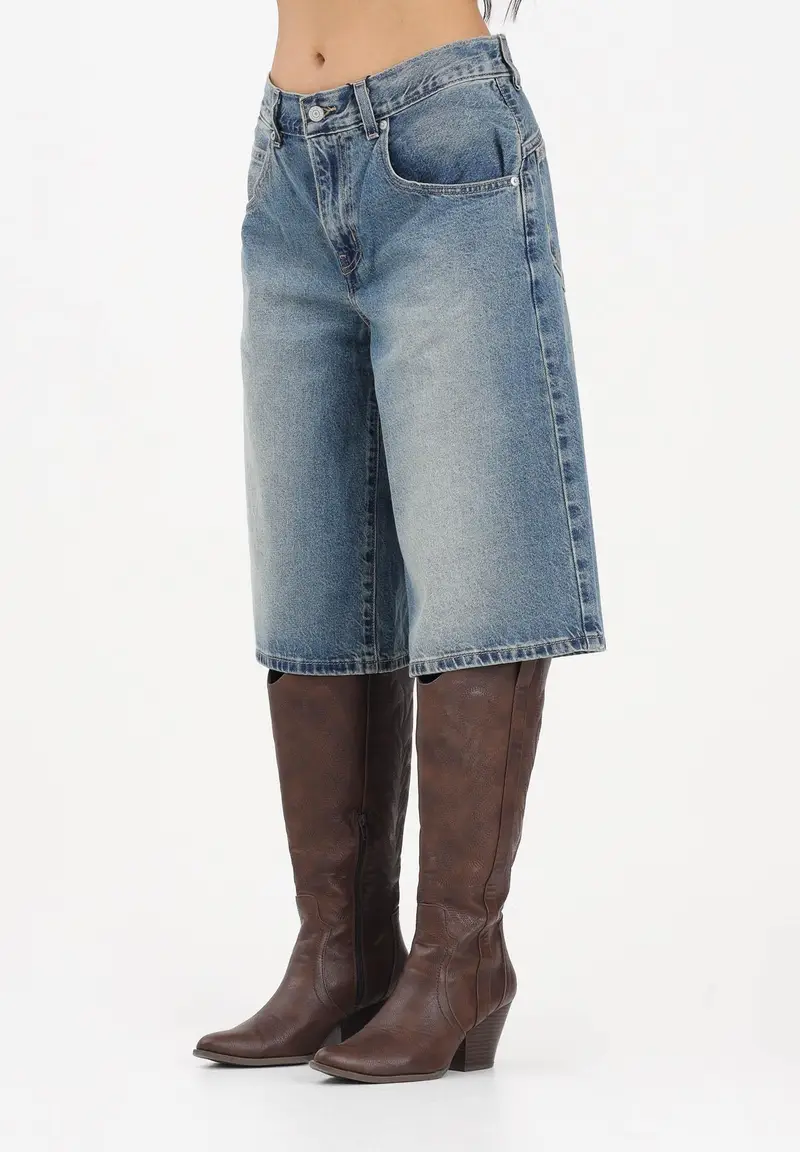 LEVI S Bermuda in denim medio da donna