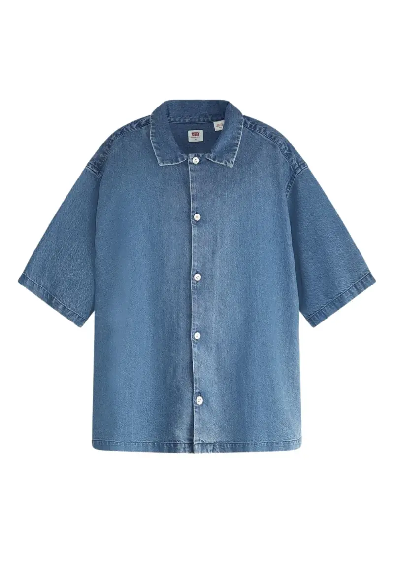 Camicia Slouchy Stone - XS / Blu