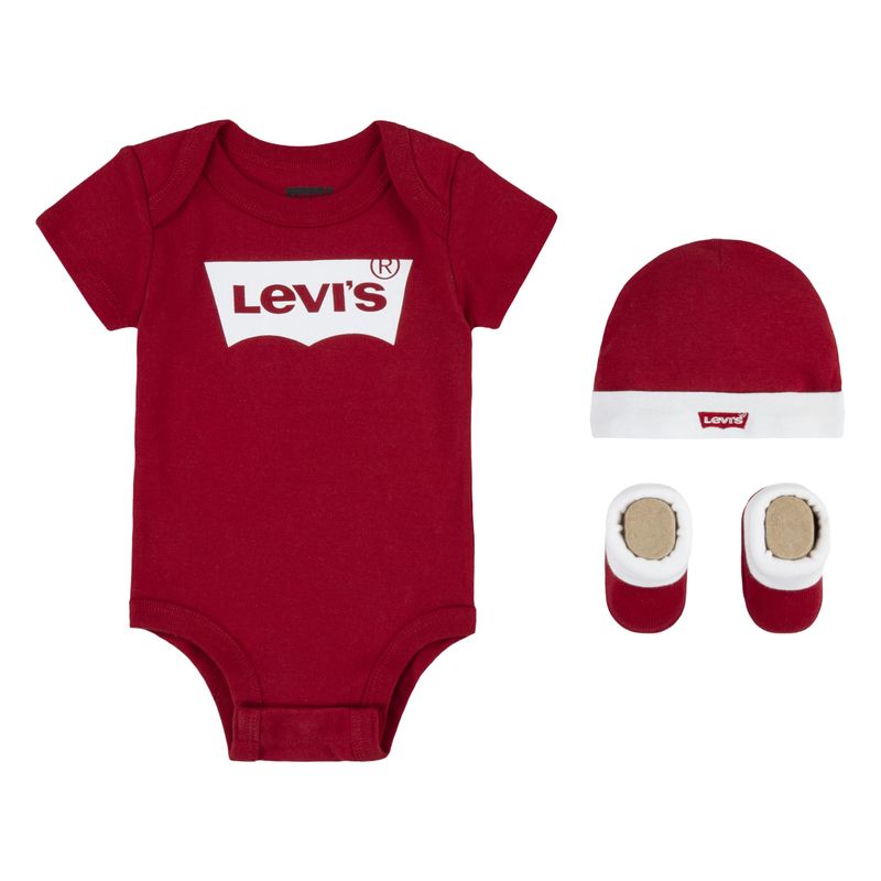 LEVI'S Set Tutina Neonato Rosso