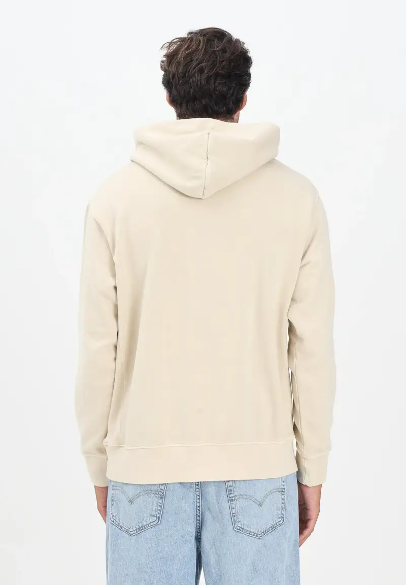 Felpa con cappuccio Authentic beige da uomo miniatura 3