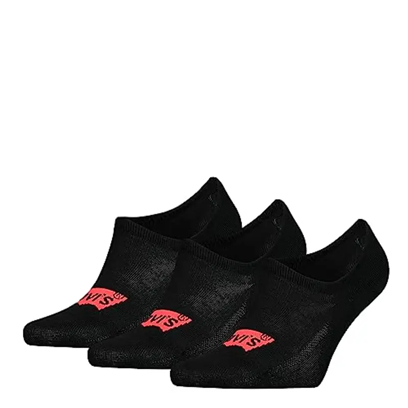 Levi's Footie, Calzini Unisex - Adulto, Sostenibile Nero, 39-42