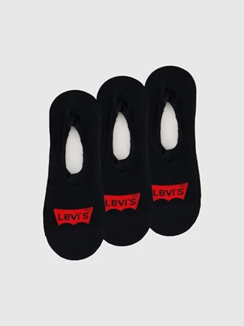 Levi's Footie, Calzini Unisex - Adulto, Sostenibile Nero, 39-42 miniatura 3