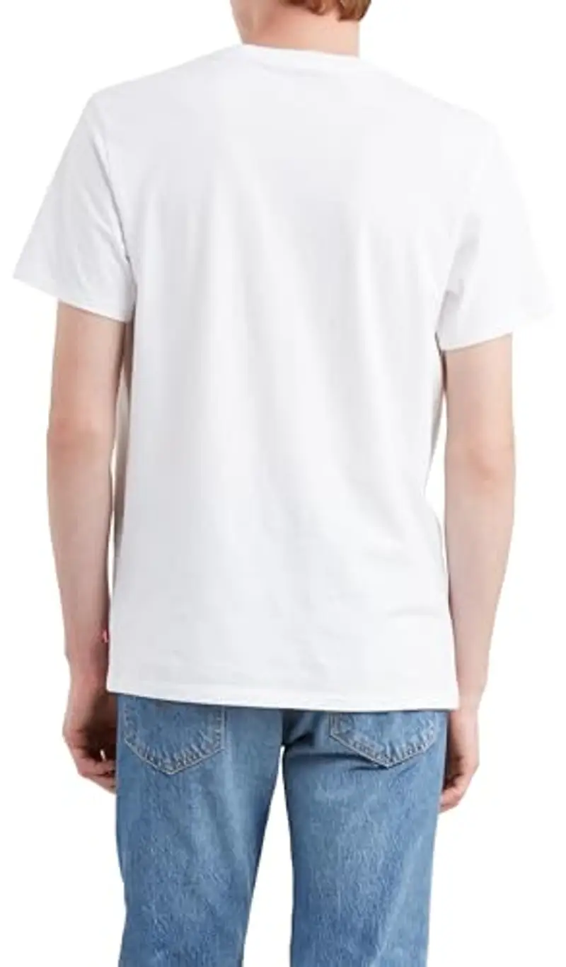 Levi's Housemark Graphic Tee, Uomo, Hm Ssnl Filll White, S miniatura 2