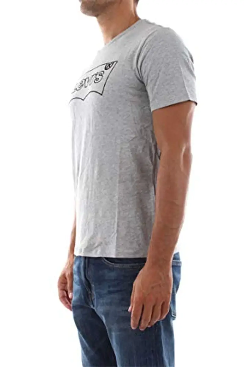 Levi's Housemark Graphic Tee, Uomo, Logo Mid Tone Grey Heather, S miniatura 2