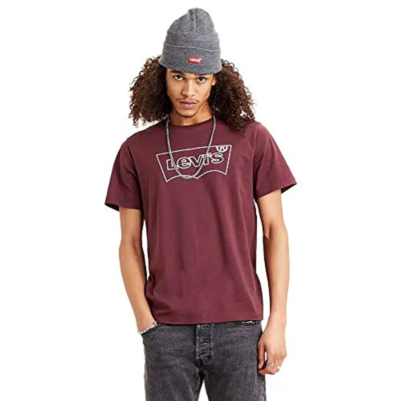 Levi's Housemark Graphic Tee, Uomo, Outline Sassafras, XS