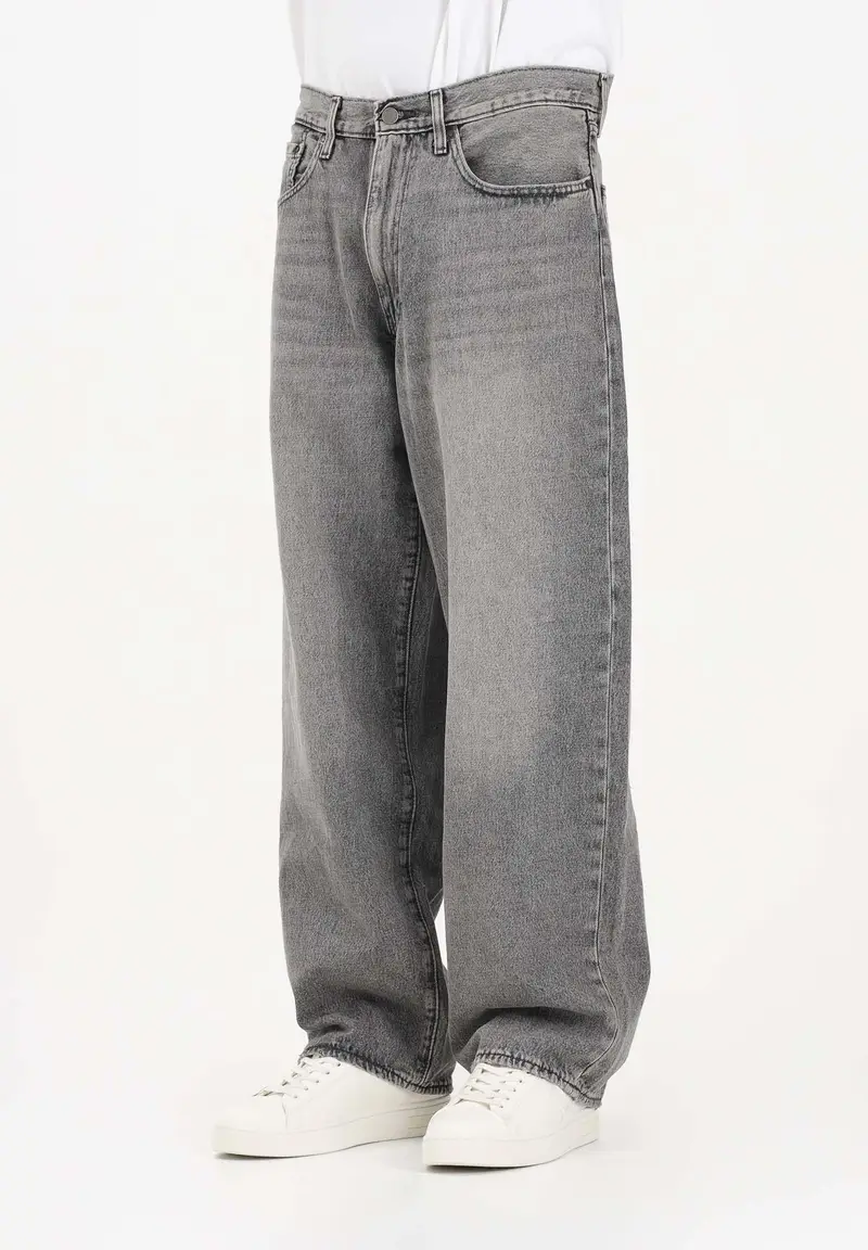 LEVI S Jeans 578™ Baggy in denim grigio da uomo