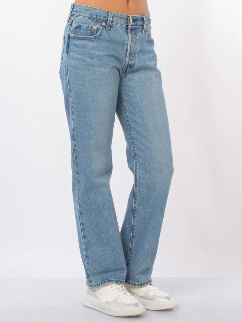 jeans da donna Levi s® 501 90s effetto stone washed Blu