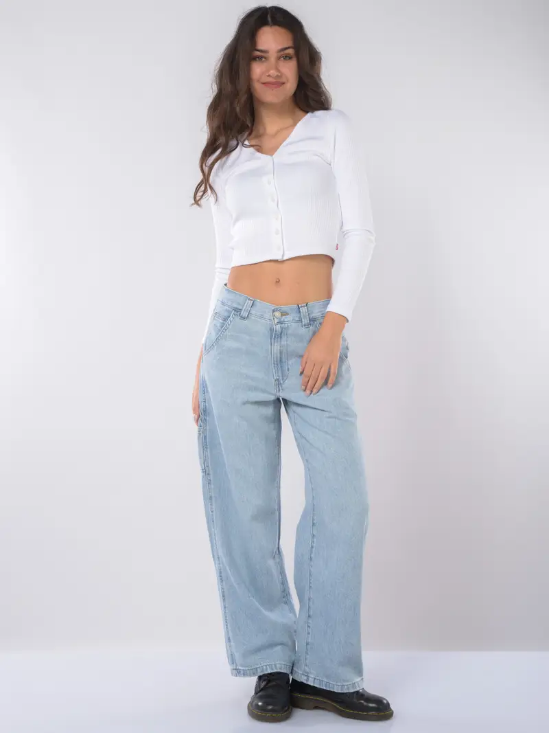 jeans da donna Levi s® baggy Carpenter lightweight Blu miniatura 2