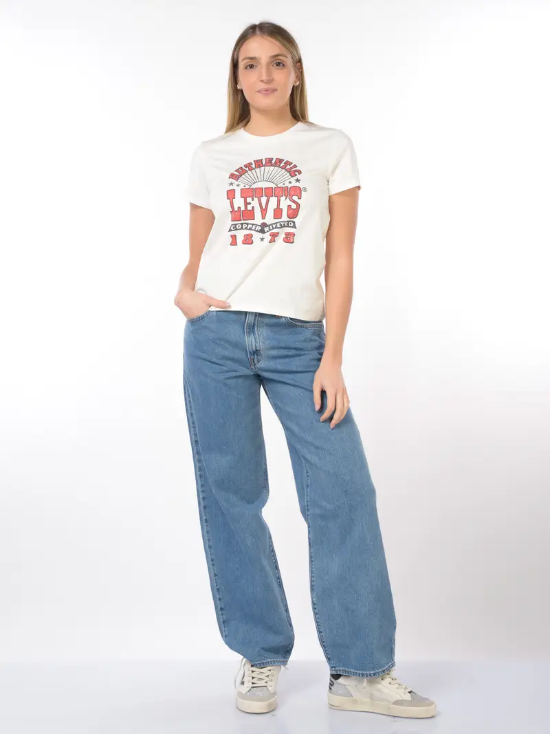 jeans da donna Levi s® Baggy Dad con lavaggio medio Blu miniatura 2