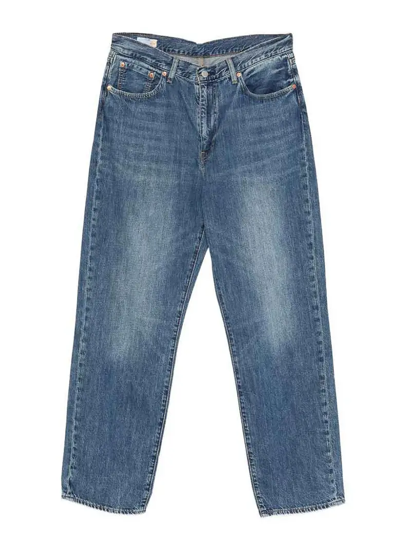 Jeans dritti larghi Levis 568 in denim blu
