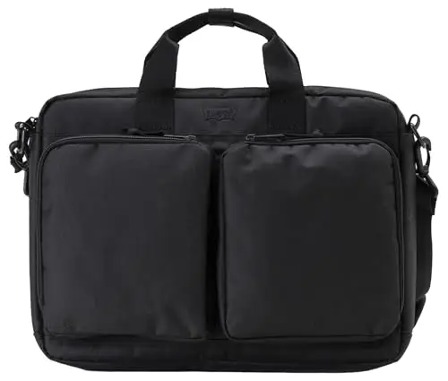 Levi's L- Pacchetto Messenger Bag, Backpack Uomo, Nero Regolare, Taglia Unica