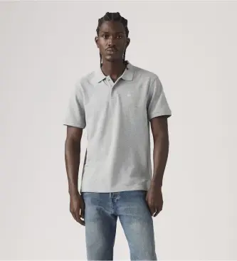 Levi per uomo 005FM-0001 Polo Original grigio (S), Casual, Cotone, Manica corta
