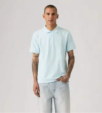 Levi per uomo 005FM-0005 Polo blu originale (S), Casual, Cotone, Manica corta