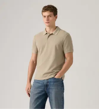 Levi per uomo 005FM-0014 Polo marrone originale (S), Casual, Cotone, Manica corta