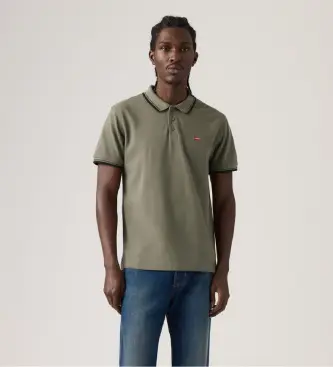 Levi per uomo 35883-0349 Polo Green Housemark (S), Casual, Verde, Cotone, Manica corta