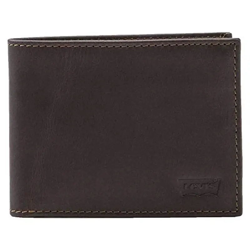 Levi's Levi's Casual Classics Hunte Coin Bifold - Batwin, Accessori da Viaggio, Portafoglio Bi-Fold Uomo, Marrone (Dark