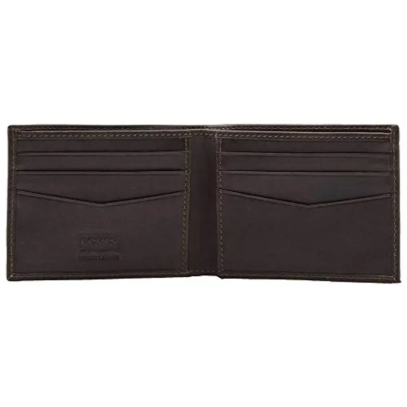 Levi's Levi's Casual Classics Hunte Coin Bifold - Batwin, Accessori da Viaggio, Portafoglio Bi-Fold Uomo, Marrone (Dark miniatura 2