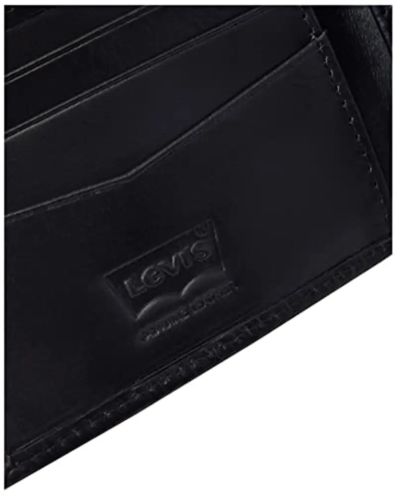 Levi's Levi's Casual Classics Hunte Coin Bifold - Batwin, Accessori da Viaggio, Portafoglio Bi-Fold Uomo, Nero (Regular miniatura 3