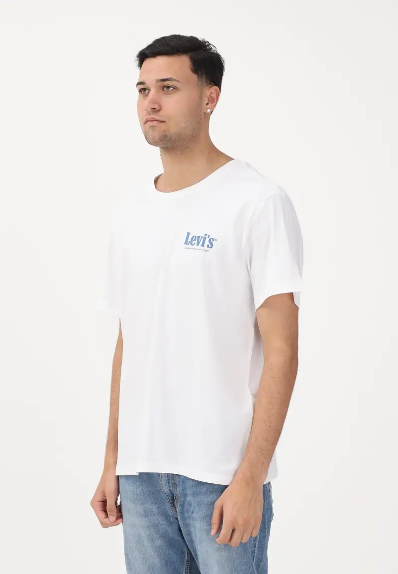 LEVI T-shirt a manica corta Relaxed Fit bianca da uomo