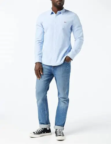 Levi's Long-Sleeve Battery Housemark Slim, Uomo, Allure, XL miniatura 2