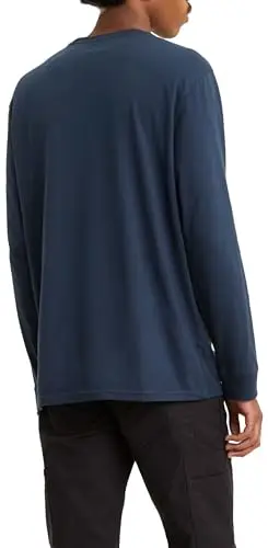 Levi's Long-Sleeve Original Housemark Tee, Uomo, Cotton + Patch Dress Blues, S miniatura 3