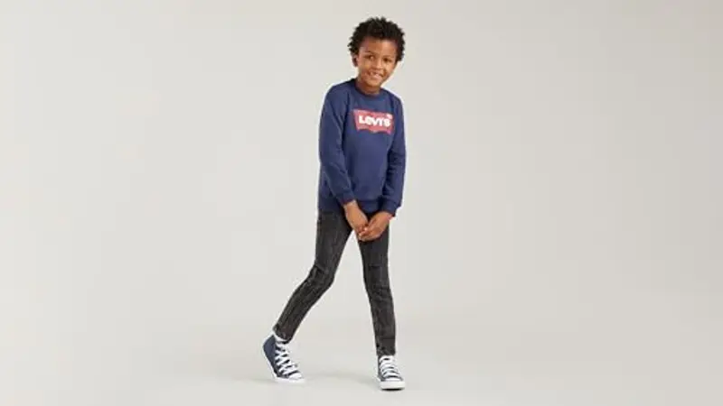 Levi's Lvb Batwing Crewneck, Felpa Bambini e ragazzi, Blu (Dress Blues), 6 anni miniatura 2