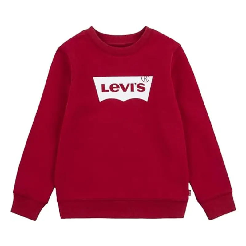 Levi's Lvb Batwing Crewneck, Felpa Bambini e ragazzi, Rosso (Levis Red/ White), 16 anni, 176 cm