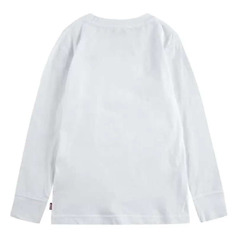Levi's Lvb L/S Batwing Chesthit Tee, Maglietta Bambini e ragazzi, Bianco (White), 12 anni miniatura 2