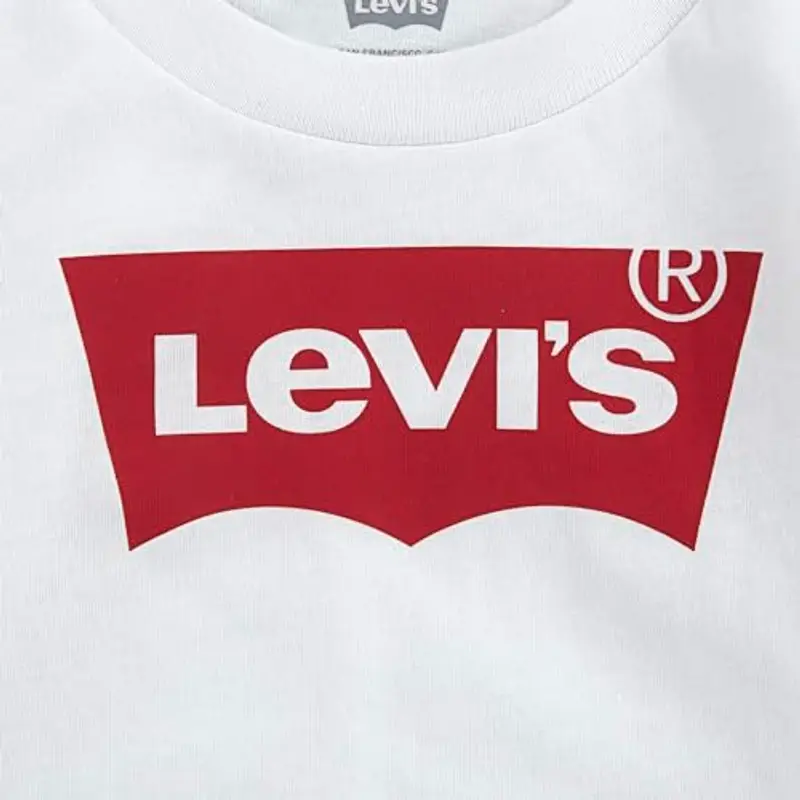Levi's Lvb L/S Batwing Tee 6e8646, Maglietta a manica lunga Bambini e ragazzi, Bianco, 18 mesi miniatura 3