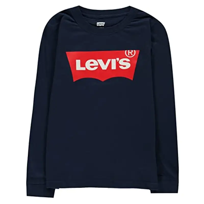 Levi's Lvb L/S Batwing Tee, Maglia a maniche lunghe Bambini e ragazzi, Blu (Dress Blues), 16 anni