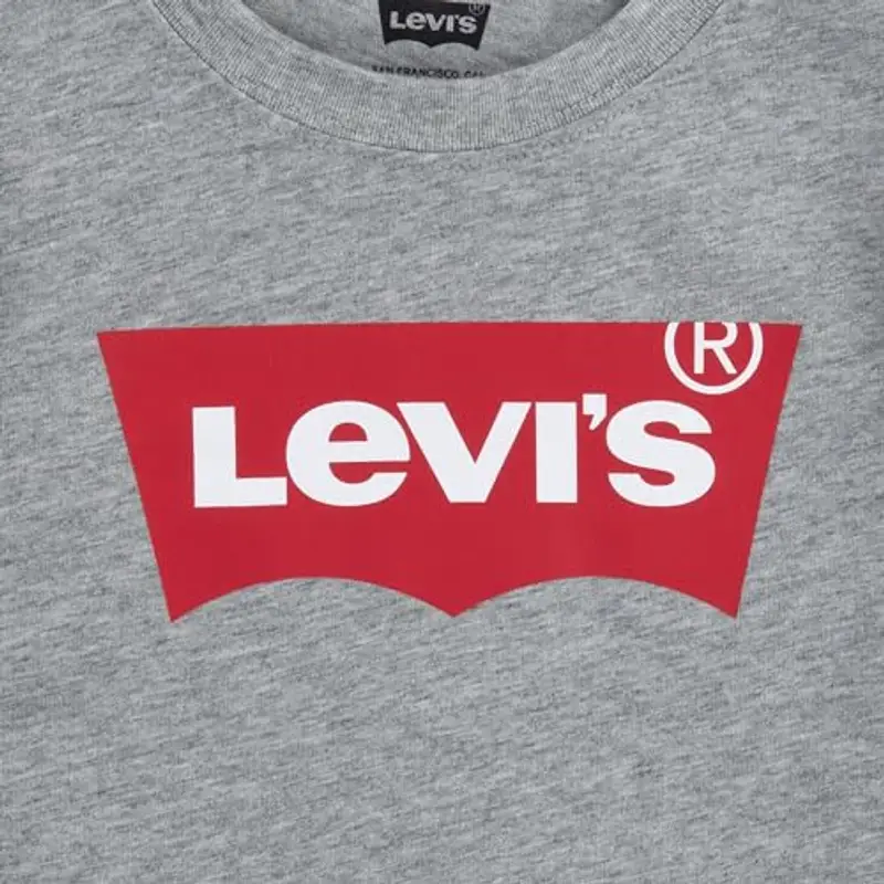 Levi's Lvb L/S Batwing Tee, Maglia a maniche lunghe Bambini e ragazzi, Grigio (Grey Heather), 14 anni miniatura 3