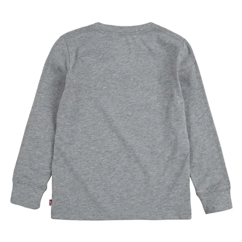 Levi's Lvb L/S Batwing Tee, Maglia a maniche lunghe Bambini e ragazzi, Grigio (Grey Heather), 6 anni miniatura 2