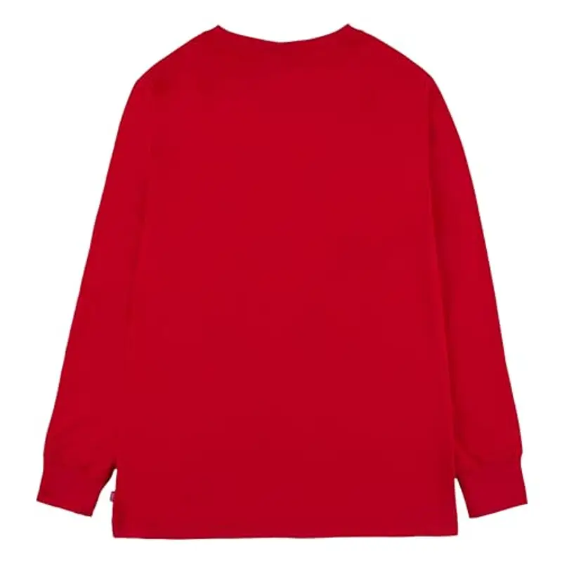 Levi's Lvb L/S Batwing Tee, Maglia a maniche lunghe Bambini e ragazzi, Rosso (Superred), 2 anni miniatura 2