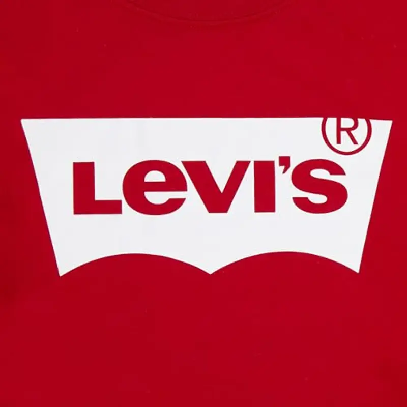 Levi's Lvb L/S Batwing Tee, Maglia a maniche lunghe Bambini e ragazzi, Rosso (Superred), 2 anni miniatura 3