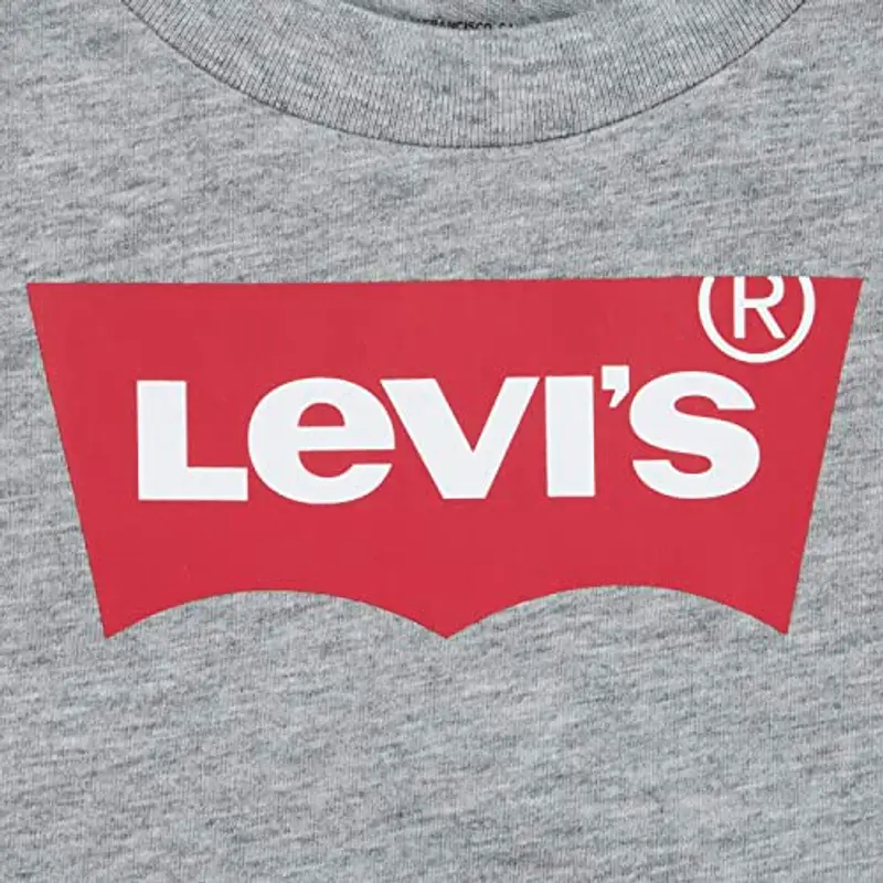 Levi's Lvb S/S Batwing Tee Bimbo, Grey Heather, 3 anni miniatura 3