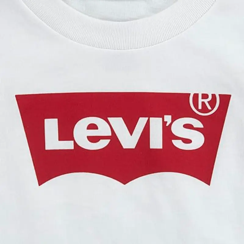 Levi's Lvb S/S Batwing Tee Bimbo, White, 3 Mesi miniatura 3