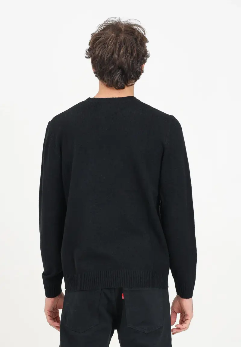 Maglioncino girocollo Original Housemark nero da uomo miniatura 3