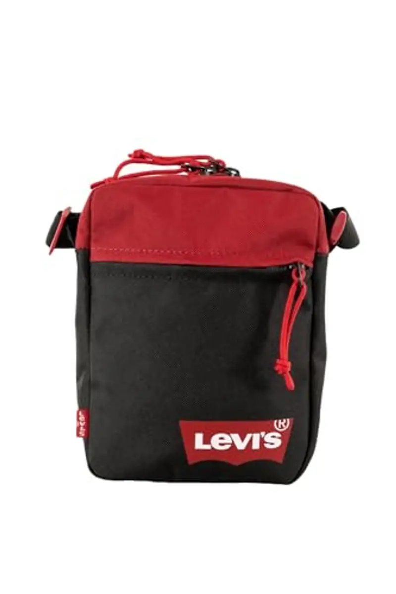 Levi's Mini Crossbody Solid (Red Batwing), Borsa Uomo, Regular Red, Taglia unica