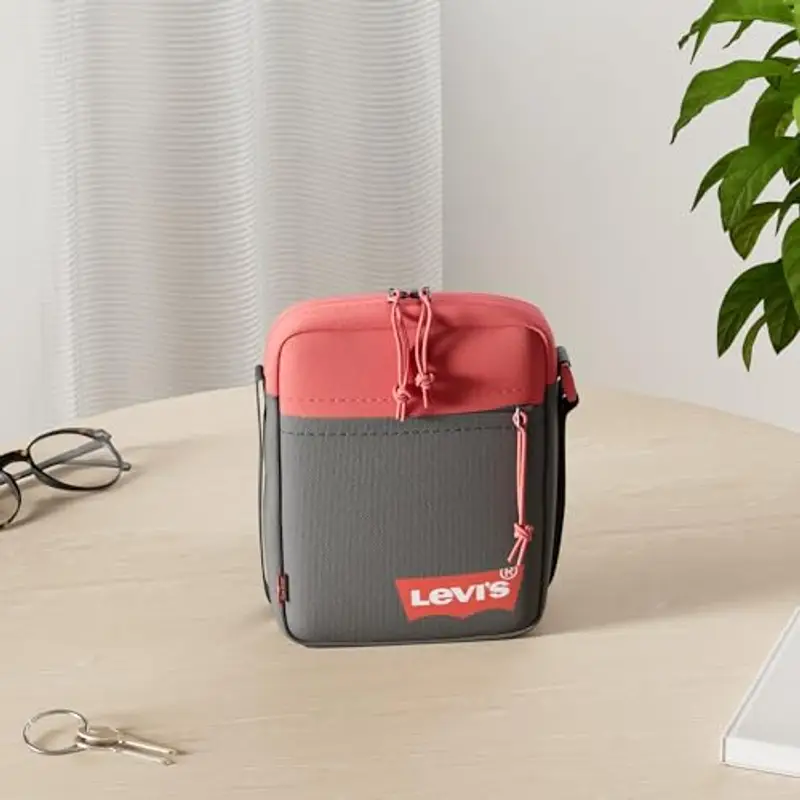 Levi's Mini Crossbody Solid (Red Batwing), Borsa Uomo, Regular Red, Taglia unica miniatura 2