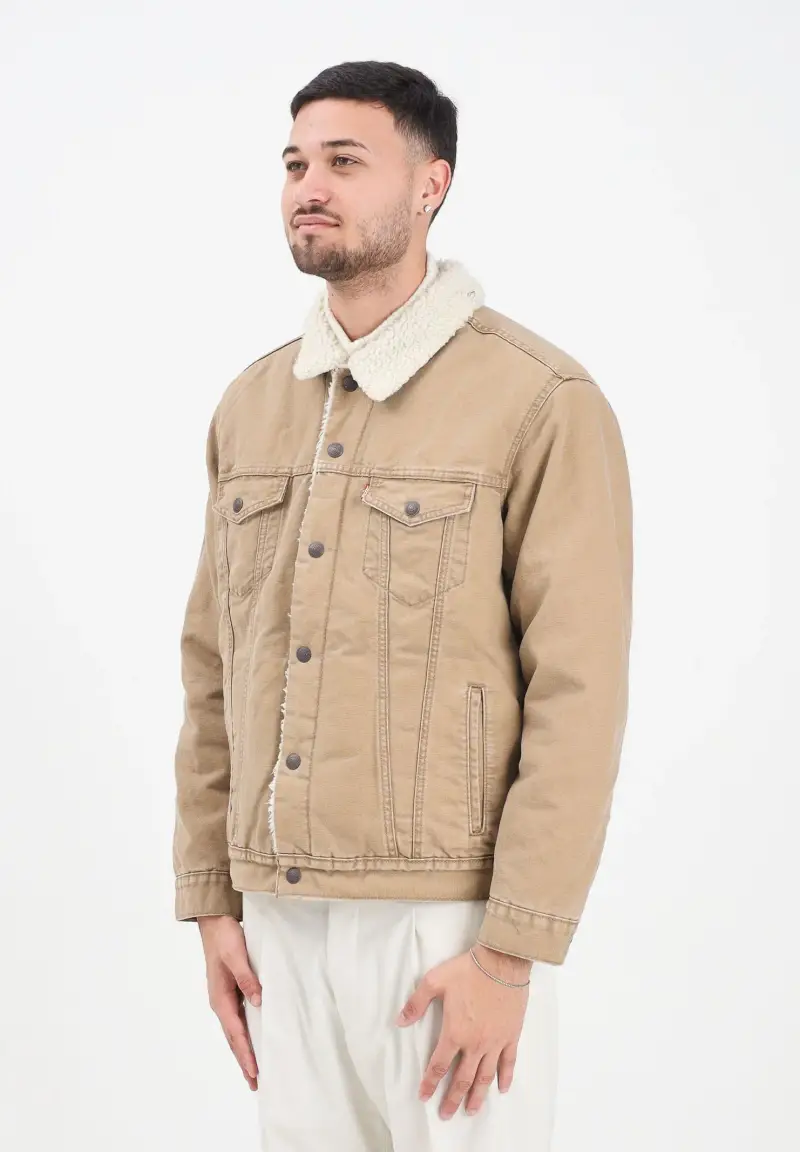 Montone Type III beige da uomo