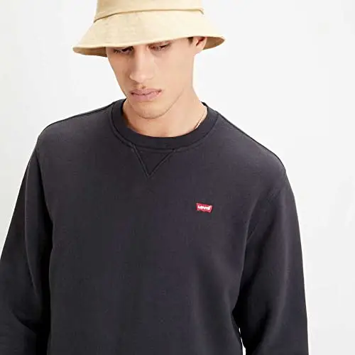Levi's New Original Crew, Felpa Uomo, Mineral Black, M miniatura 2