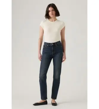 per donna 003NE-0002 Jeans slim Wedgie blu (24/30), Casual, Cotone, Denim